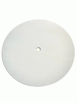 Tacna tanka bela 25cm sa rupom